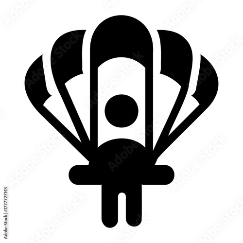 parachute Solid icon