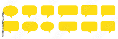 Speech bubble collection. Set of speech bubble. Speech bubble comic. Line art speech bubbles. speech bubble comic signs.