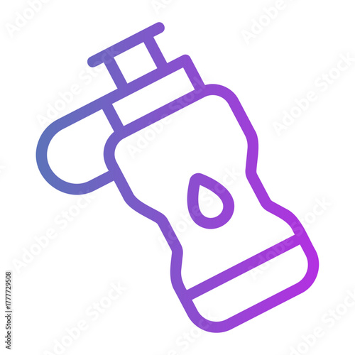 water bottle Gradient icon