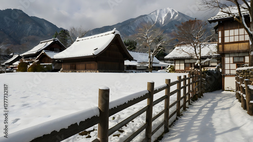 winter in the mountains