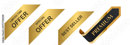 Guarantee, warranty, best seller badges
