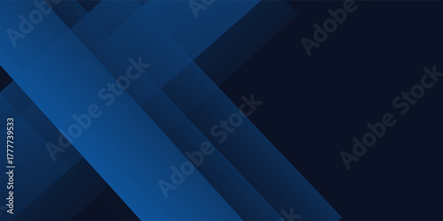 Blue black abstract background geometry shine and layer element vector for presentation design. Suit for business, corporate, institution, party, festive, seminar, and talks