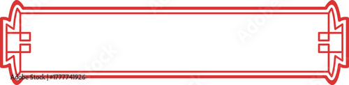 Chinese Border Frame Element
