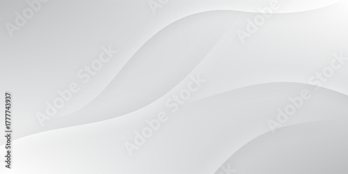 abstract white gradient color background with curve and swirl lines decoration. abstract white background with line effect.