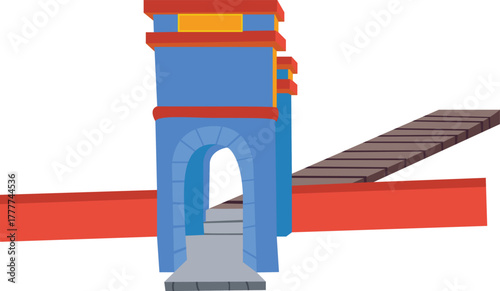 Gate port illustration