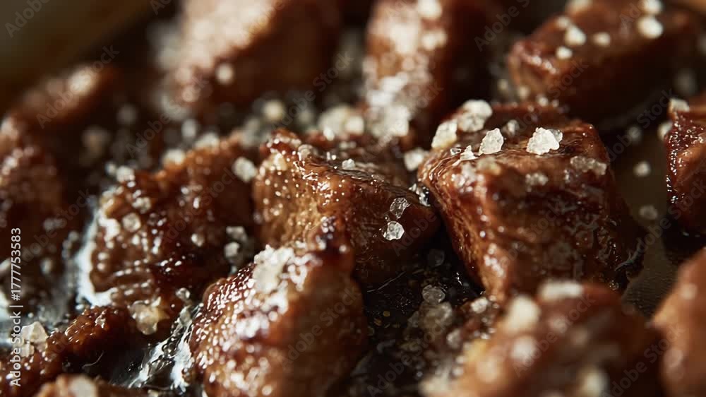 close up of grilled meat, beef, pork, rectangle