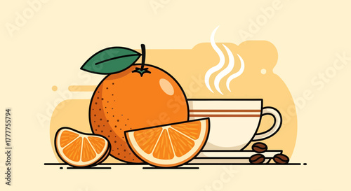 Orange and Coffee Combination: A Refreshing and Energizing Start to the Day
