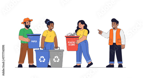 People Recycling Waste: Sustainable Practices for a Cleaner and Healthier Planet