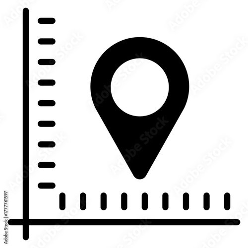 Area Glyph Black Icon