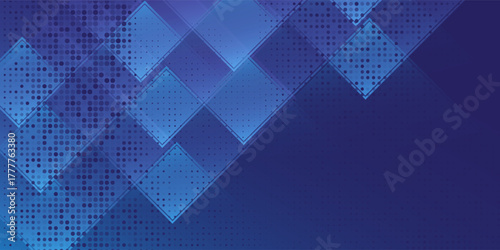 Abstract blue white dot pattern gradient texture technology background innovation modern nice art good