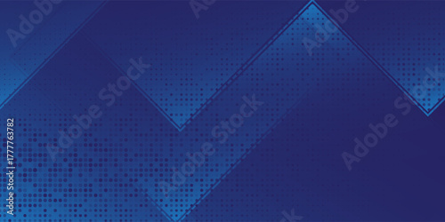Abstract blue white dot pattern gradient texture technology background innovation
