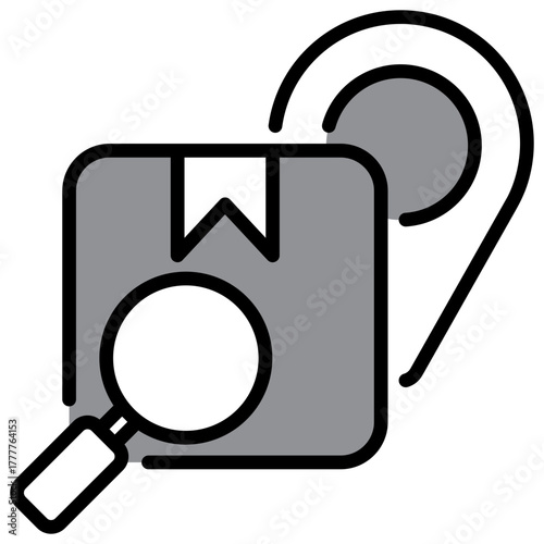 Customs Icon Single Pack Illustration