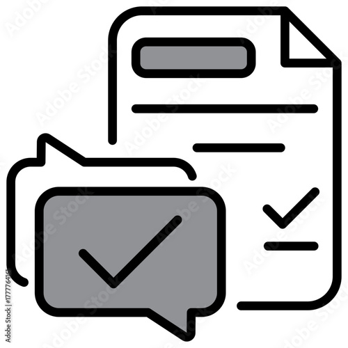 Agreement Icon Single Pack Illustration