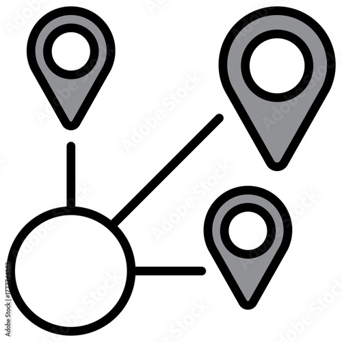 Distribution Icon Single Pack Illustration