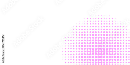 Basic halftone dots effect in white color. Halftone effect. Circular border with halftone effect. Modern faded ring. Rounded semitone shape. pattern for Offer, Package, backdrop banner, flyer, Annual.