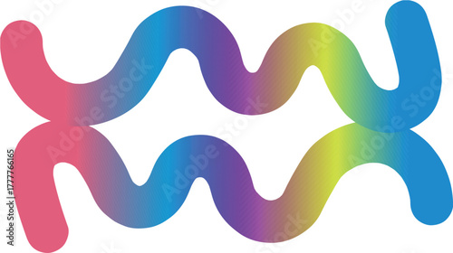 Vibrant Colorful Graphic Design Background Featuring Dynamic Purple and Orange Lines Blended with Multiple Bright and Playful Accents for Modern Creative Projects