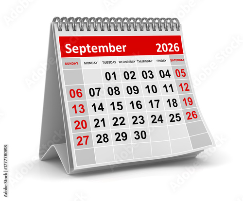 Calendar - September 2026