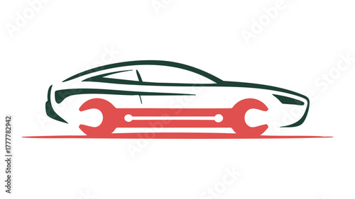 Automotive repair service logo