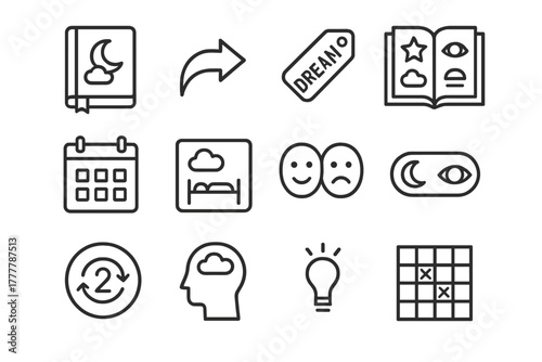 Arrow icon icons analysis recurring toggle vector calendar tracking recall vs dream