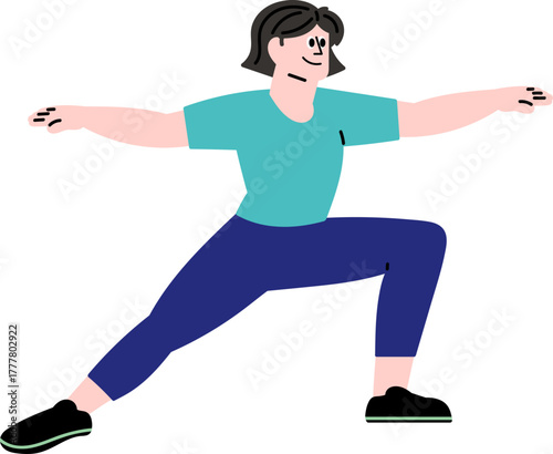 Female rhythmic gymnast