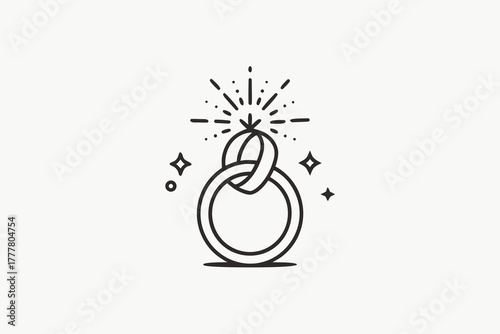 sparkler ring around bold number