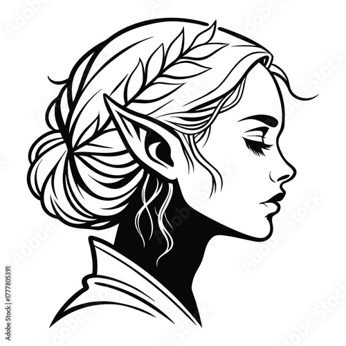 A playful Christmas elf vector wearing a red and green outfit, working in Santa’s workshop. Perfect for festive illustrations, holiday decorations, kids’ books, and greeting cards. Adds a fun and magi