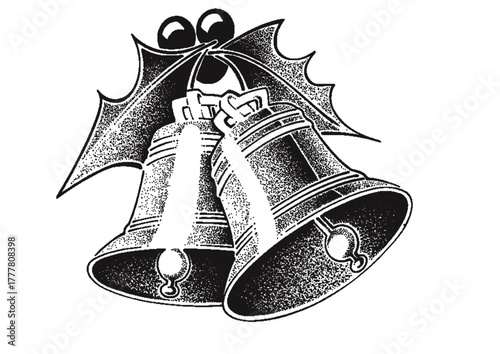 christmas bell with bells