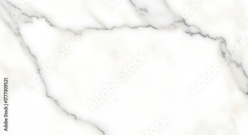 Vector illustration of a closeup view of a white marble surface with subtle grey veining, showcasing its natural texture and elegant pattern
