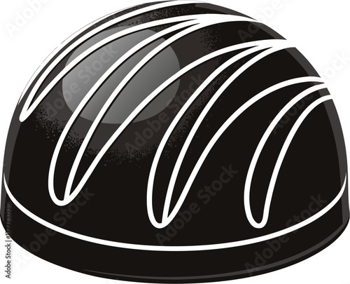 black and white chocolate cake