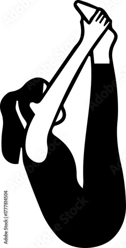 Supine Bound Angle Pose (Supta Baddha Konasana Variation)