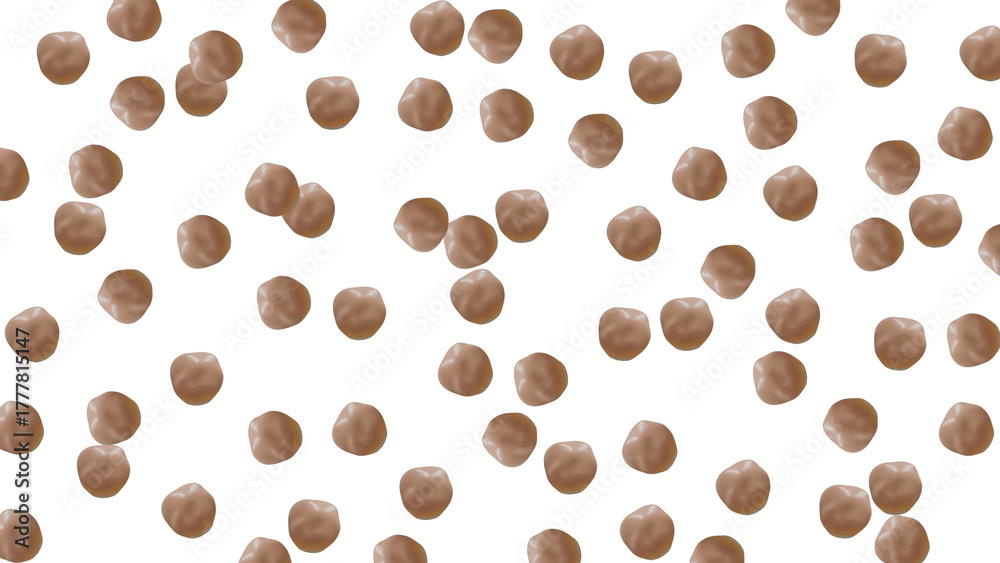 Obraz premium popcorn kernels on transparent background
