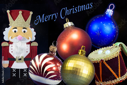 Magical Christmas Night with drummer
Sparkling ornaments, starry skies, and drummer festive charm.
