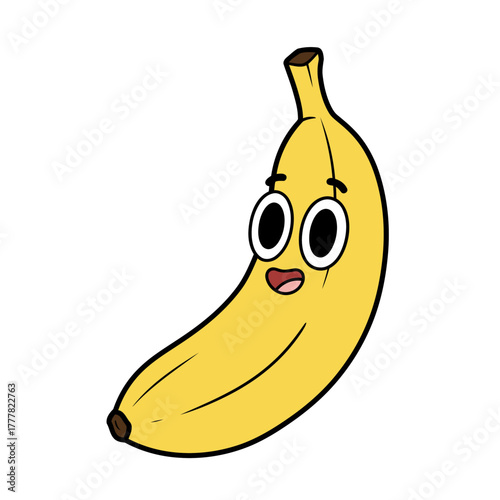 Cartoon Banana Character