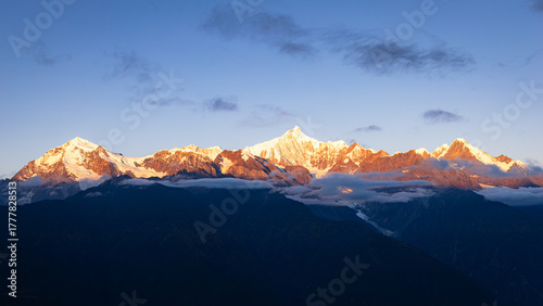 The Meili Snow Mountains — Sacred Mountain Range in Yunnan, China.