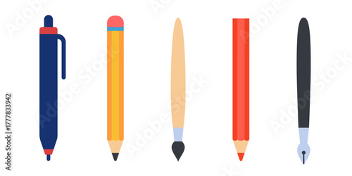 Drawing kit. Drawing tools icon