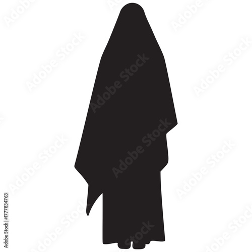 Mysterious cloaked figure in shadow evokes intrigue and secrecy perfect for suspenseful designs