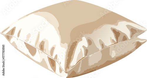 Silk Pillowcase in Champagne Color