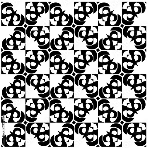 Black pattern.Seamless texture. Vector graphics for design, prints, decoration, cover, textile, digital wallpaper, web background, wrapping paper, clothing, fabric, packaging, cards.