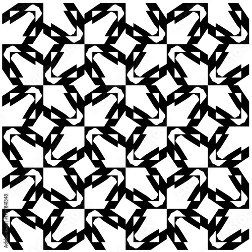 Black pattern.Seamless texture. Vector graphics for design, prints, decoration, cover, textile, digital wallpaper, web background, wrapping paper, clothing, fabric, packaging, cards.