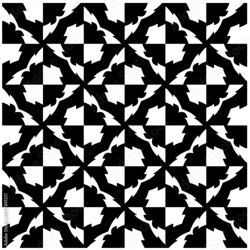 Black pattern.Seamless texture. Vector graphics for design, prints, decoration, cover, textile, digital wallpaper, web background, wrapping paper, clothing, fabric, packaging, cards.