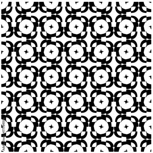 Black pattern.Seamless texture. Vector graphics for design, prints, decoration, cover, textile, digital wallpaper, web background, wrapping paper, clothing, fabric, packaging, cards.