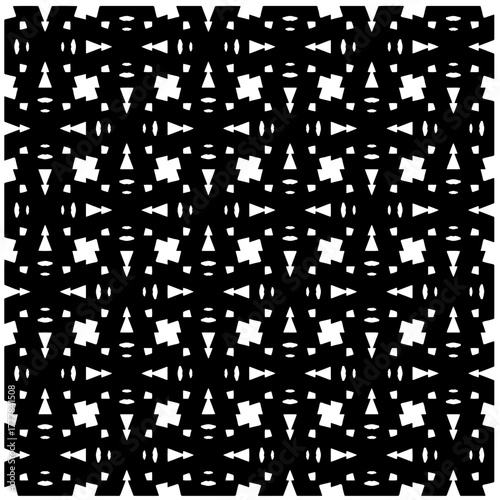 Black pattern.Seamless texture. Vector graphics for design, prints, decoration, cover, textile, digital wallpaper, web background, wrapping paper, clothing, fabric, packaging, cards.