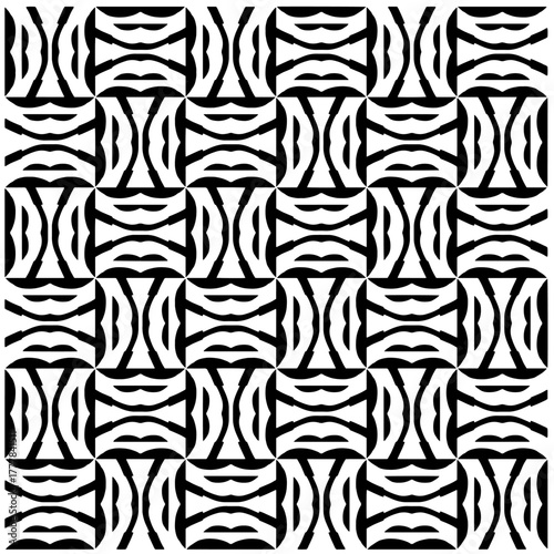 Black pattern.Seamless texture. Vector graphics for design, prints, decoration, cover, textile, digital wallpaper, web background, wrapping paper, clothing, fabric, packaging, cards.