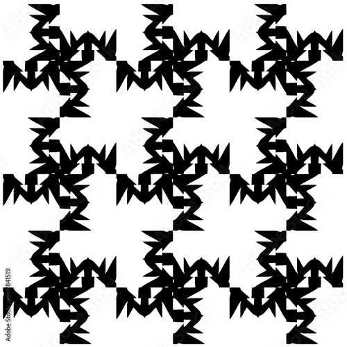 Black pattern.Seamless texture. Vector graphics for design, prints, decoration, cover, textile, digital wallpaper, web background, wrapping paper, clothing, fabric, packaging, cards.