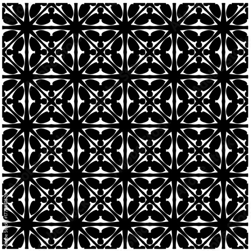 Black pattern.Seamless texture. Vector graphics for design, prints, decoration, cover, textile, digital wallpaper, web background, wrapping paper, clothing, fabric, packaging, cards.