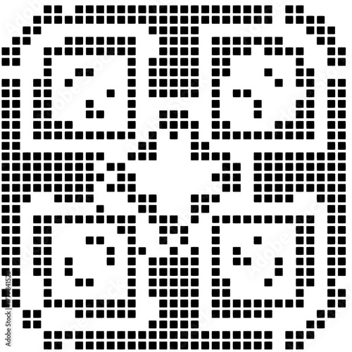 Black pattern.Seamless texture. Vector graphics for design, prints, decoration, cover, textile, digital wallpaper, web background, wrapping paper, clothing, fabric, packaging, cards.