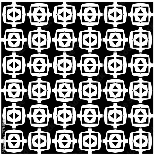 Black pattern.Seamless texture. Vector graphics for design, prints, decoration, cover, textile, digital wallpaper, web background, wrapping paper, clothing, fabric, packaging, cards.