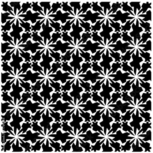 Black pattern.Seamless texture. Vector graphics for design, prints, decoration, cover, textile, digital wallpaper, web background, wrapping paper, clothing, fabric, packaging, cards.