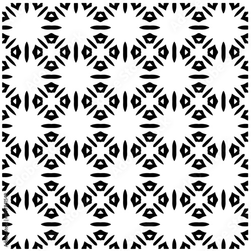 Black pattern.Seamless texture. Vector graphics for design, prints, decoration, cover, textile, digital wallpaper, web background, wrapping paper, clothing, fabric, packaging, cards.