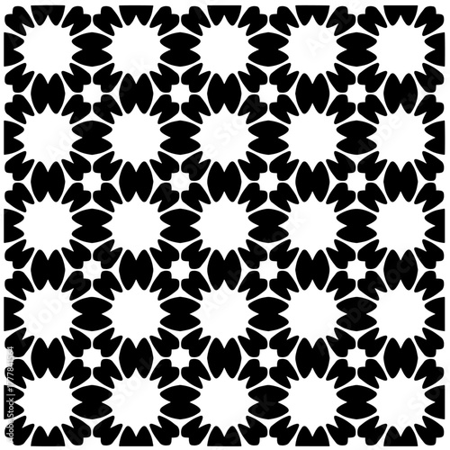 Black pattern.Seamless texture. Vector graphics for design, prints, decoration, cover, textile, digital wallpaper, web background, wrapping paper, clothing, fabric, packaging, cards.